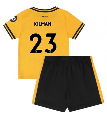 Wolves Max Kilman #23 Primera Equipación Niños 2024-25 Manga Corta (+ Pantalones cortos)